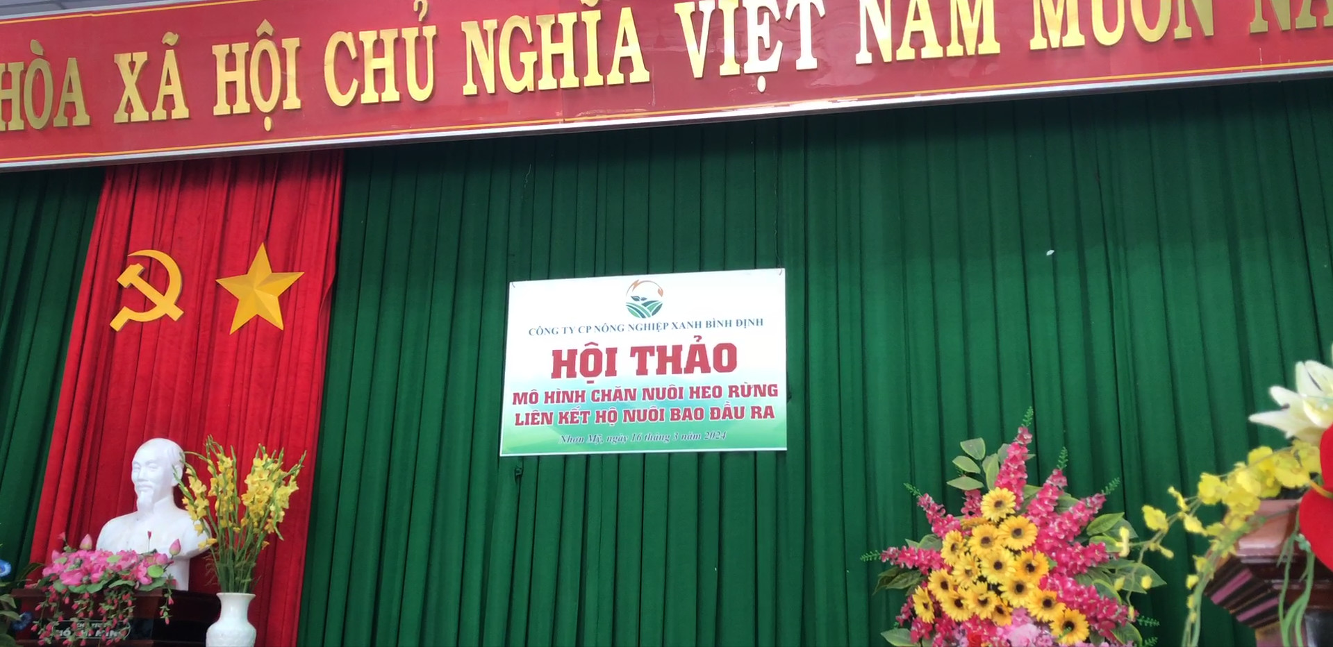 hội thảo mô hình nuôi heo rừng lai liên kết